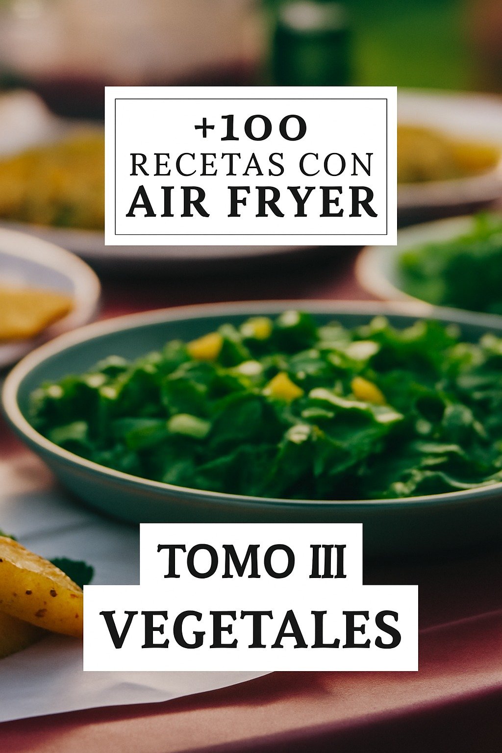 Air Fryer Vegetales. Para Aprender a comer Vegetales nutritivos.